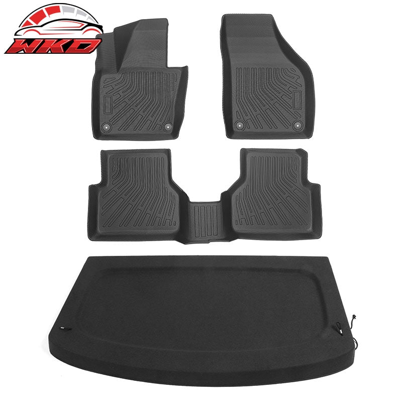 Wholesale For 09-17 Volkswagen Tiguan 18 Tiguan Limited TPE Floor Mats Carpet +Cargo Cover
