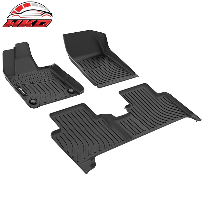 Fits 25-26 Volvo EX30 TPE All Weather Anti-slip 3D Floor Mats Cargo Liner Carpet