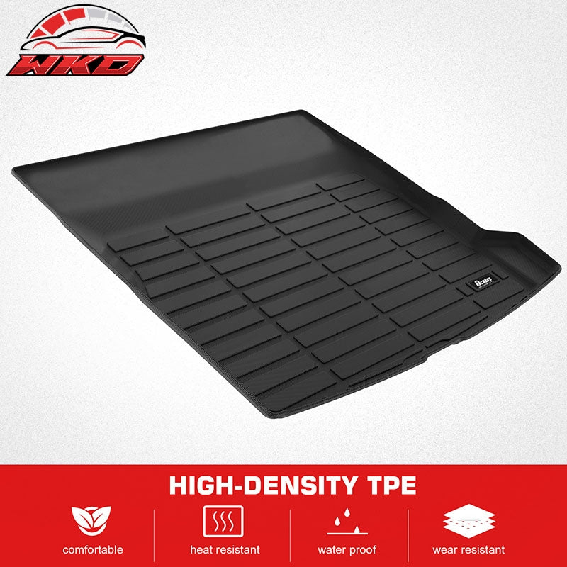 Fits 19-25 Volvo S60 Gasoline TPE All Weather Rear Cargo Liner Trunk Tray Mats