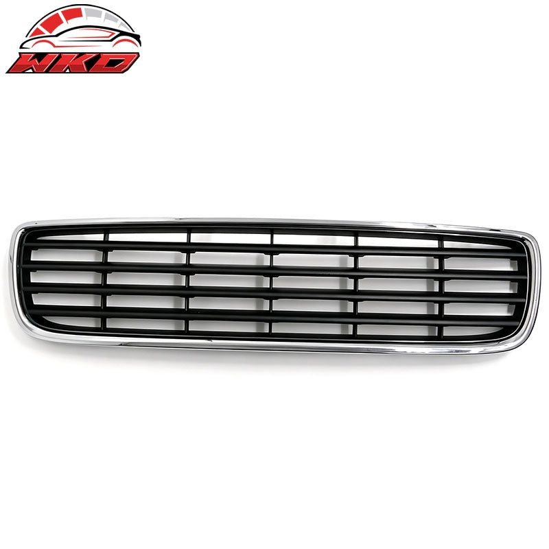 Fits 05-07 Volvo V70 Front Bumper Hood Upper Grille Replacement Assembly Black