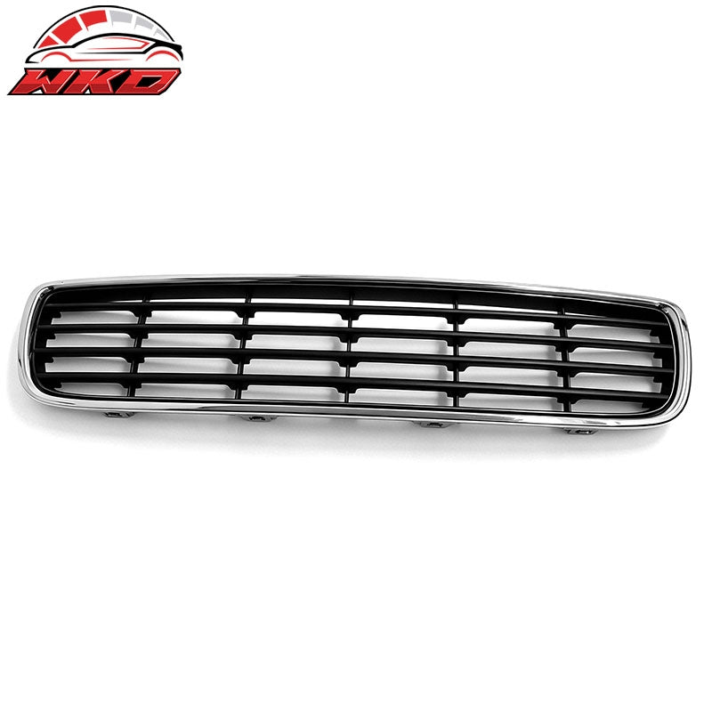 Fits 05-07 Volvo V70 Front Bumper Hood Upper Grille Replacement Assembly Black