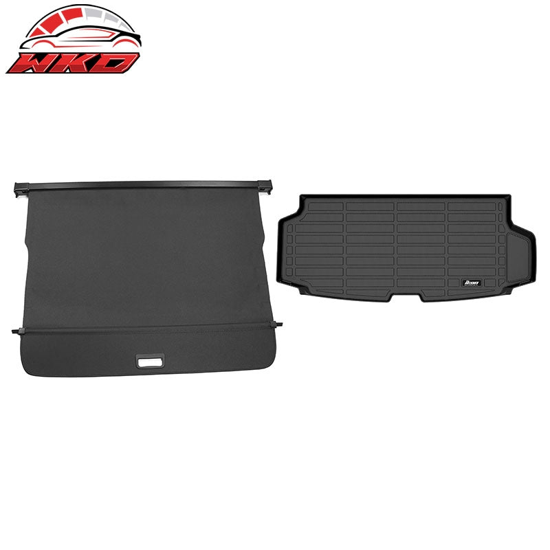 Wholesale 16-26 Volvo XC90 3D Molded TPE Rear Trunk Mat Cargo Liner Pad + Cargo Cover