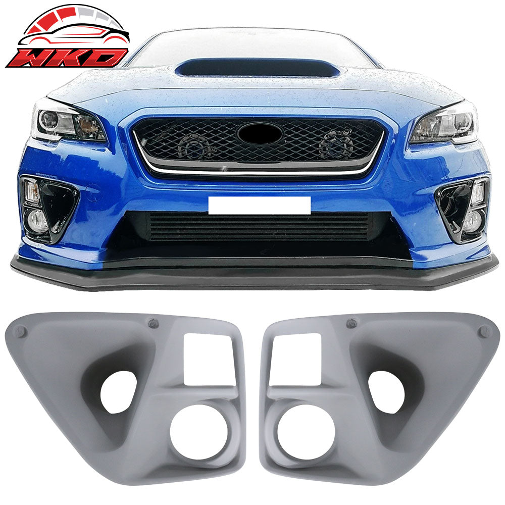 Fits 15-17 Subaru WRX STi Bumper Foglight Brake Cooling Ducts FRP