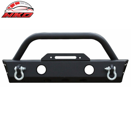 07-17 Jeep Wrangler JK Front Bumper Winch Plate W/Fog Light Housing Texture | Wholesale