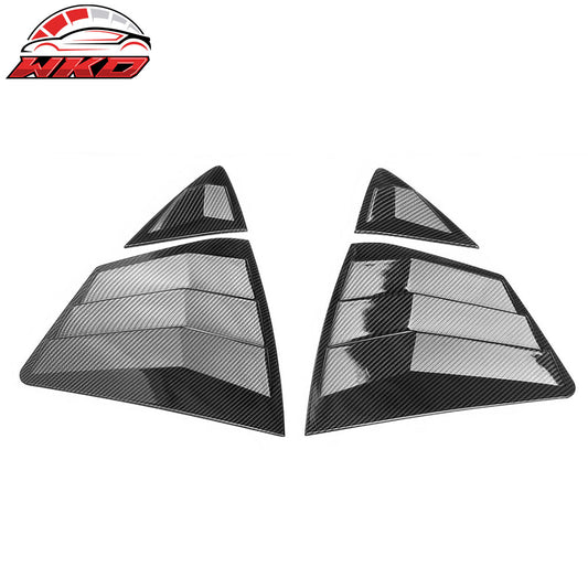 25-26 Toyota Camry IKON Style Window Louvers Covers Carbon Fiber Paint ABS | Wholesale