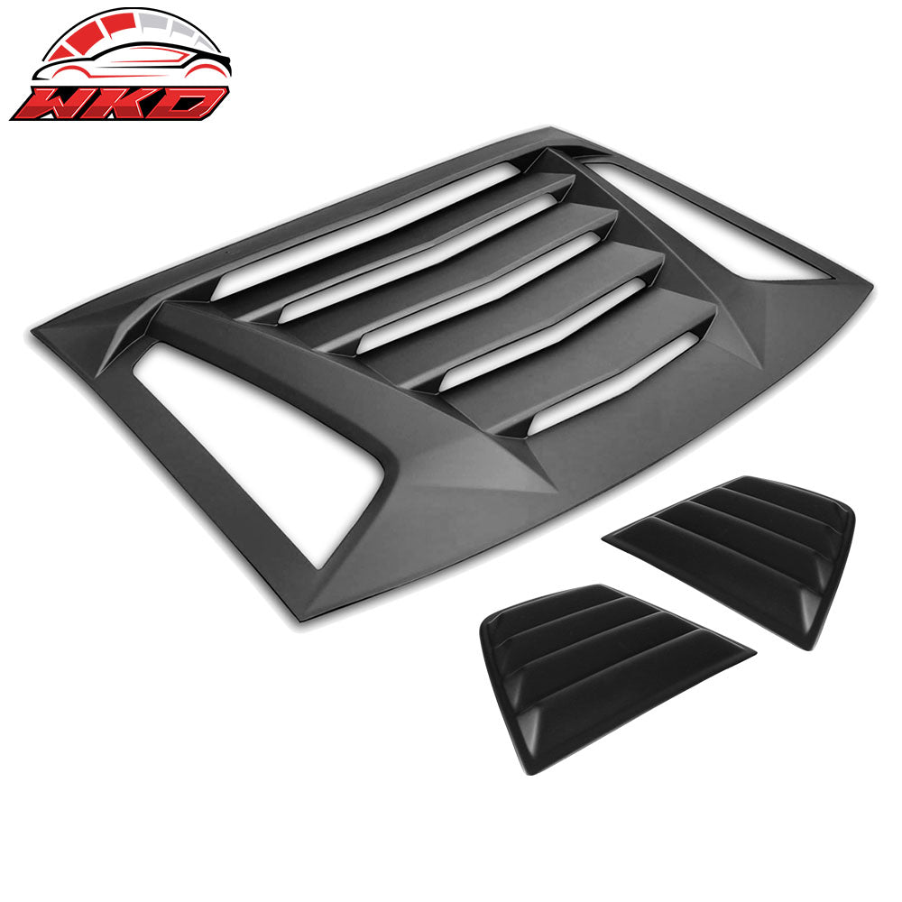 11-23 Dodge Charger V2 Style Rear Window Louver with Side Quarter Scoop | Wholesale
