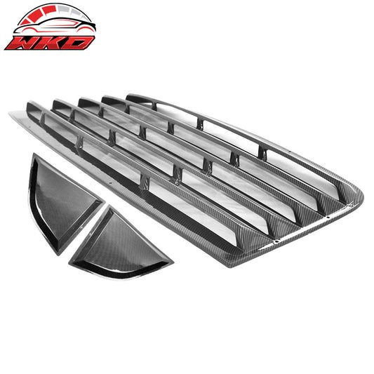08-23 Dodge Challenger Ikon XE Style Rear Side Window Louver Scoops - CFL | Wholesale