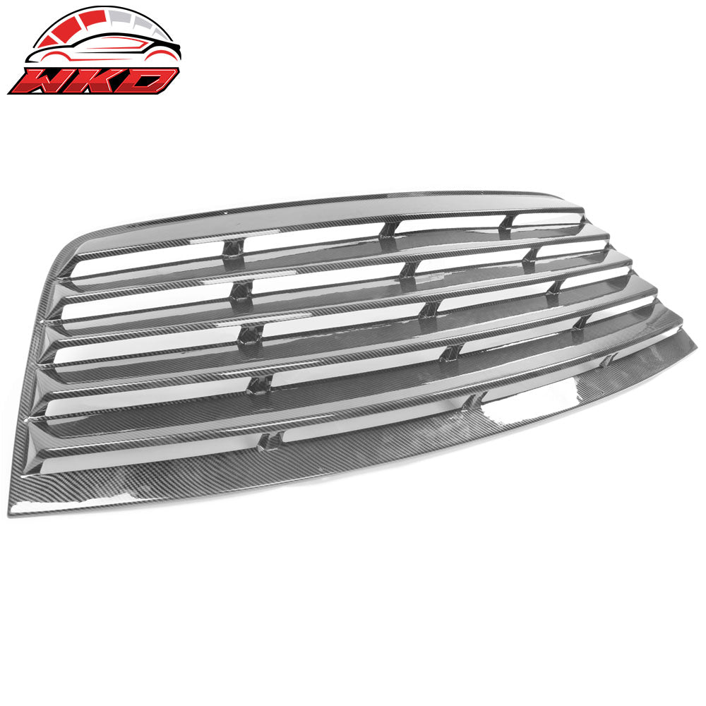 Fits 08-23 Dodge Challenger Ikon XE Style Rear Side Window Louver Scoops - CFL