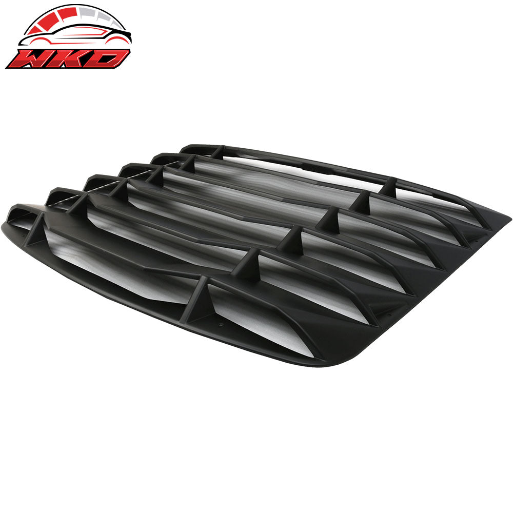 Fits 03-08 Nissan 350Z IKON Style Rear Window Louver w/ Side Quarter Scoop Vent