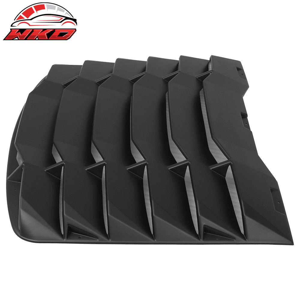 Fits 03-08 Nissan 350Z IKON Style Rear Window Louver w/ Side Quarter Scoop Vent