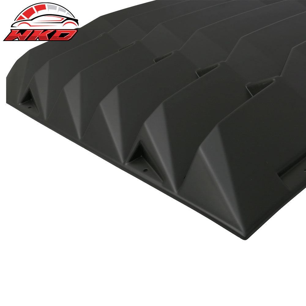 Fits 03-08 Nissan 350Z IKON Style Rear Window Louver w/ Side Quarter Scoop Vent