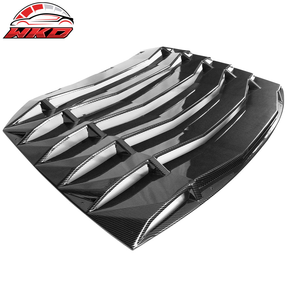 Fits 13-20 Scion FRS/Subaru BRZ/Toyota 86 Rear Window Louver Carbon Fiber Print