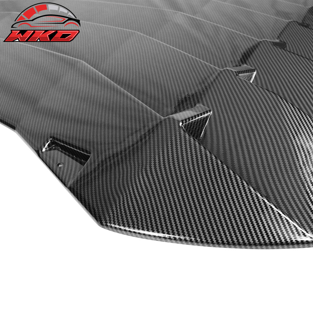 Fits 13-20 Scion FRS/Subaru BRZ/Toyota 86 Rear Window Louver Carbon Fiber Print