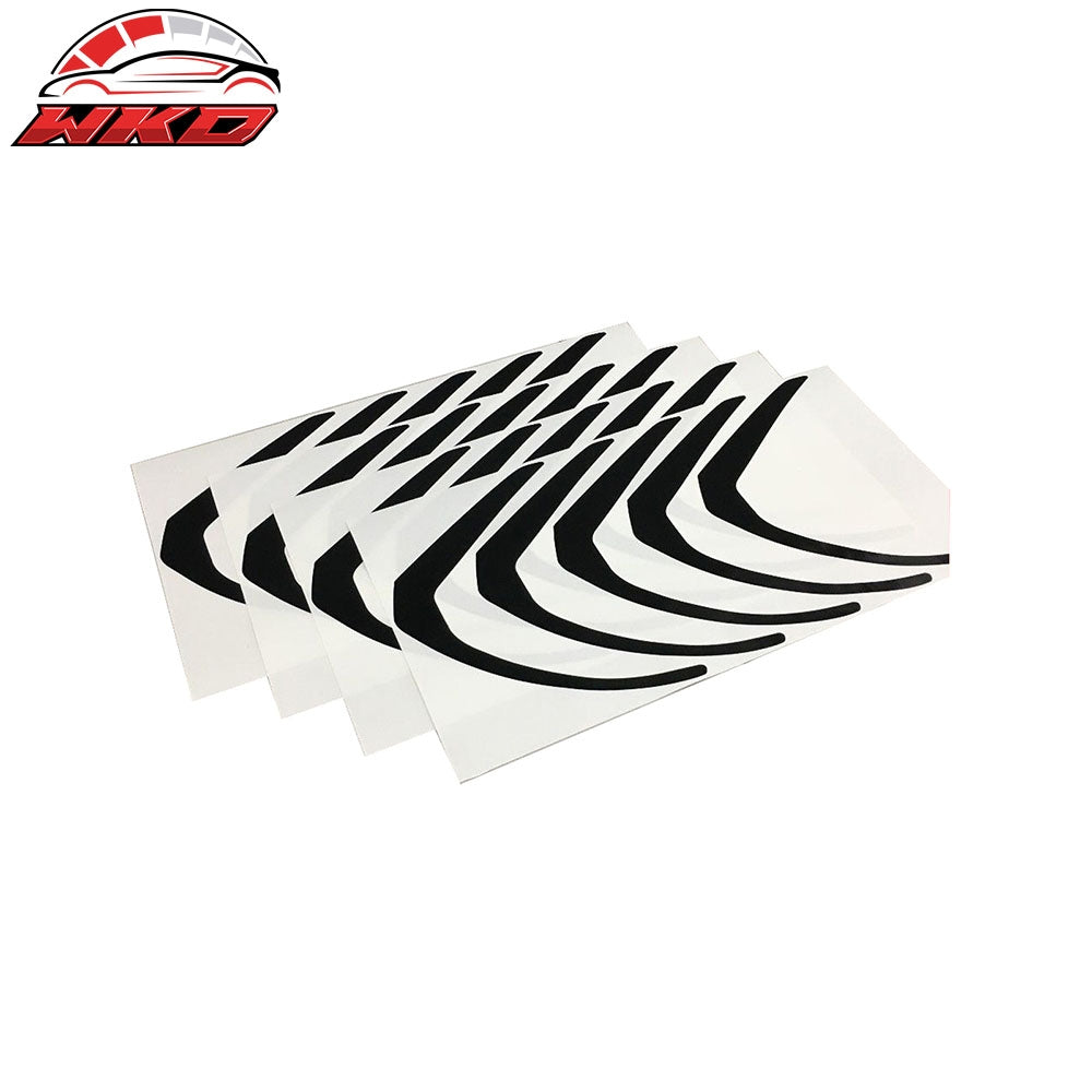 17-20 Civic Chrome Delete Blackout Window Trim Matte Black | Wholesale