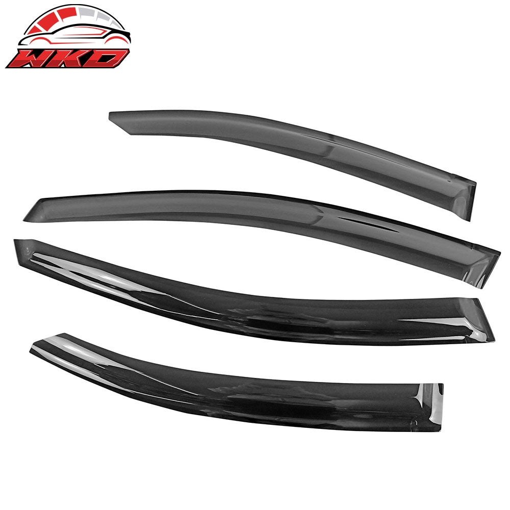 Wholesale 22-26 Subaru WRX 5th Window Visors Sun Rain Vent Guards Deflectors Tape-On