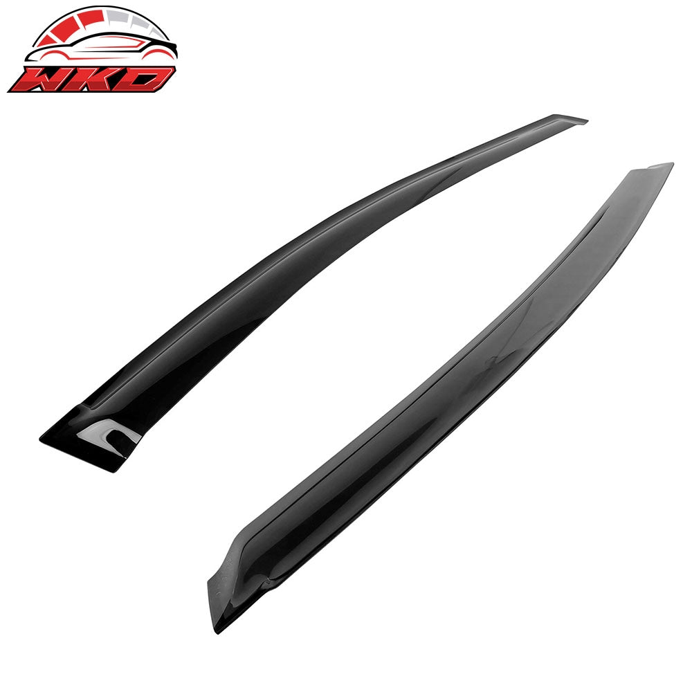 Fits 22-25 Subaru WRX 5th Window Visors Sun Rain Vent Guards Deflectors Tape-On