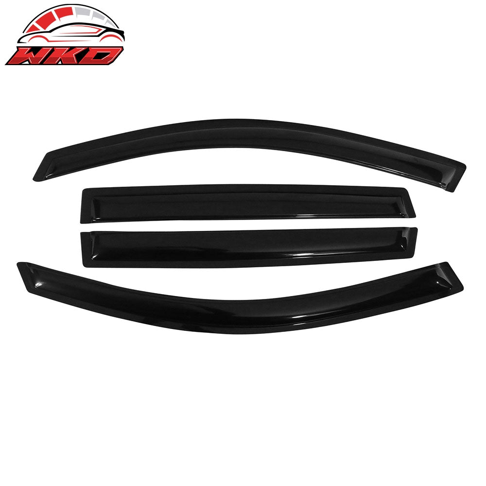 Fits 07-13 Acura MDX YD2 Window Visors Acrylic Wind Deflector Rain Guard 4Pc Set