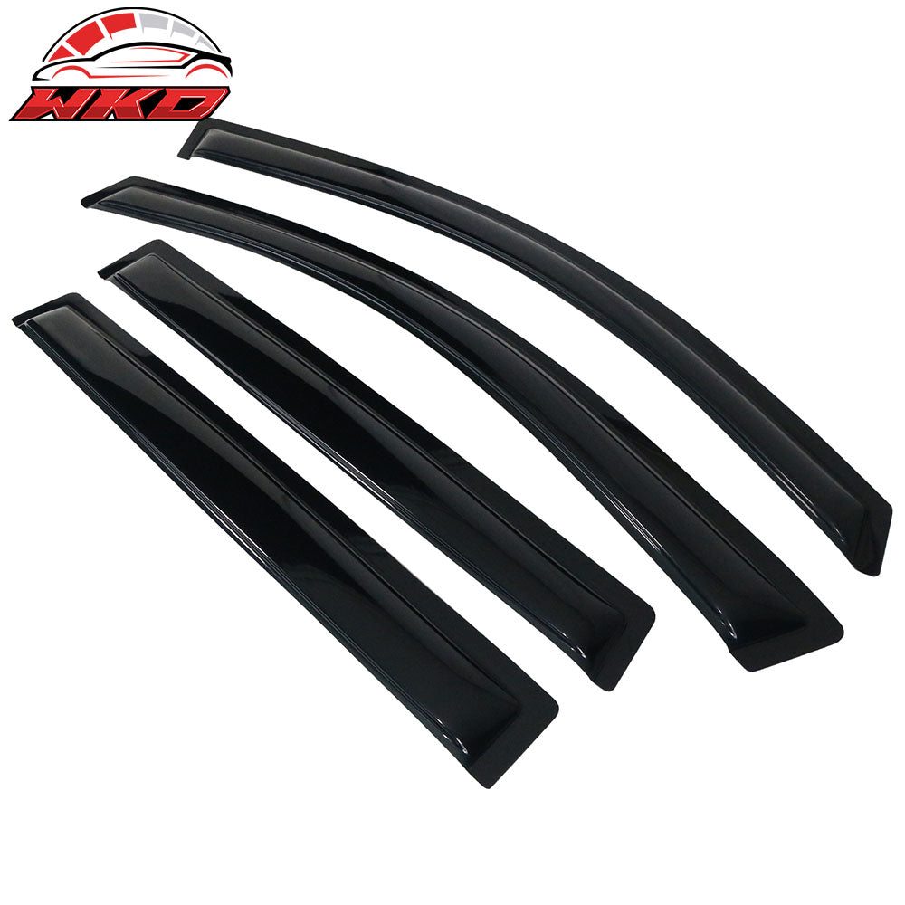 Fits 07-13 Acura MDX YD2 Window Visors Acrylic Wind Deflector Rain Guard 4Pc Set