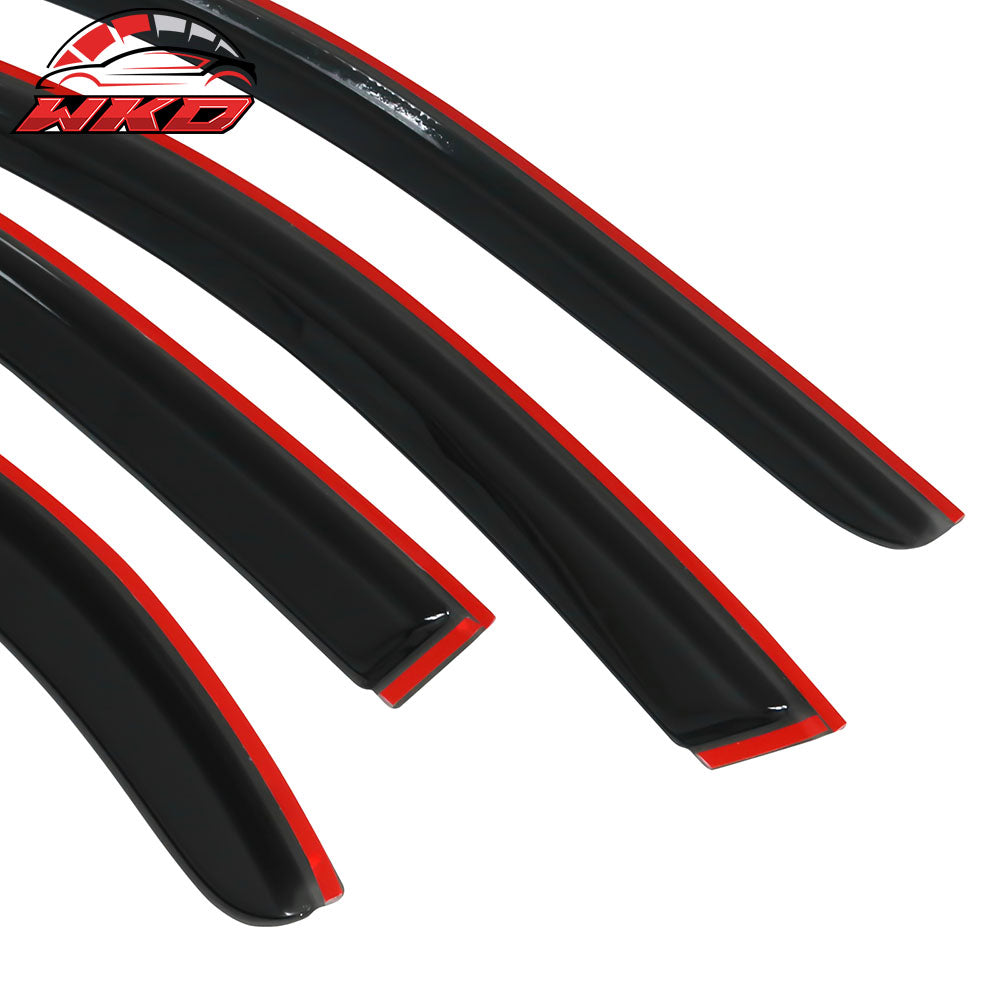 Fits 04-08 Acura TSX Acrylic Window Visor Wind Deflector Vent Rain Guard 4PC