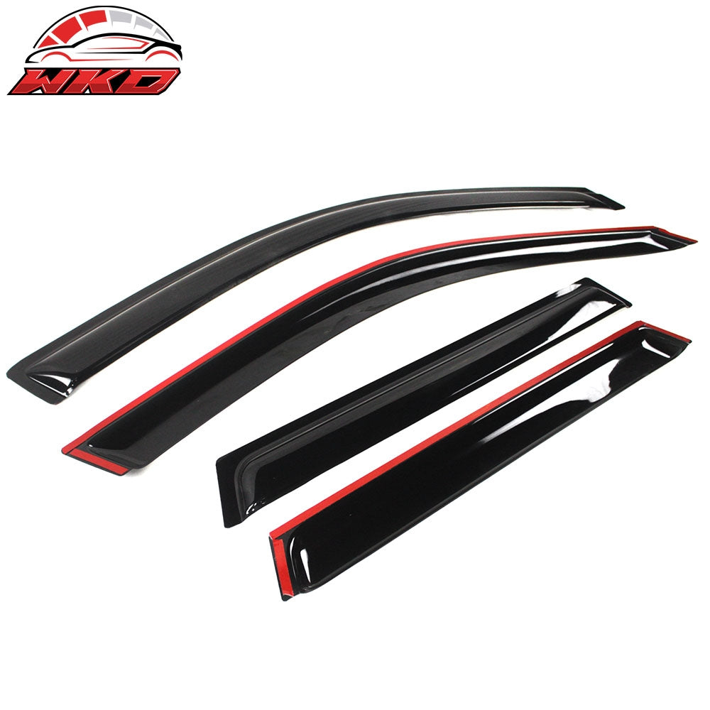 Fits 00-06 BMW E53 X5 Window Visors Acrylic Vent Sun Shade Rain Guard 4PC Set