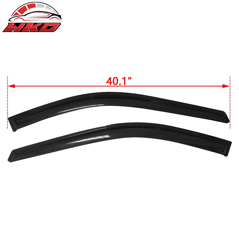 Fits 96-07 Chrysler Town & Country Caravan Acrylic Window Visors Vent Rain Guard