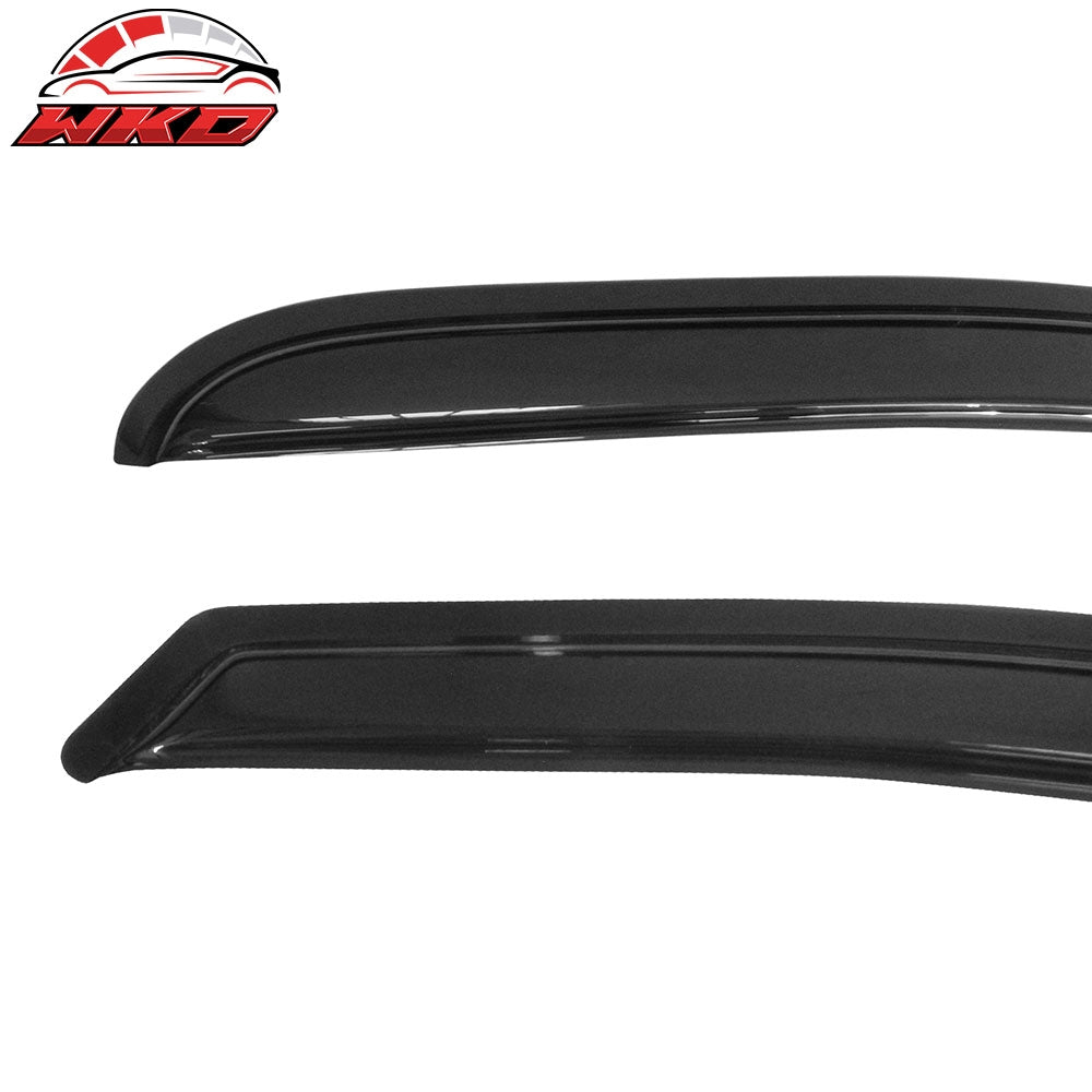 Fits 14-19 Chevy Silverado GMC Sierra Standard Cab Acrylic Window Visors 2Pc Set
