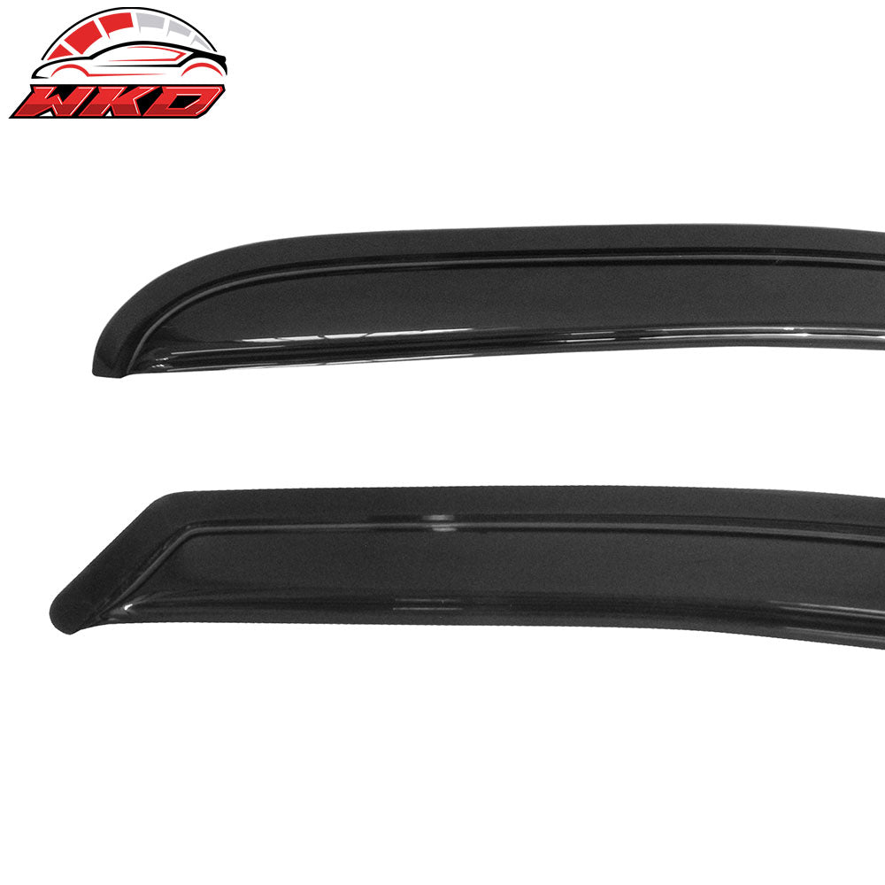 Fits 14-19 Chevy Silverado GMC Sierra Standard Cab Acrylic Window Visors 2Pc Set