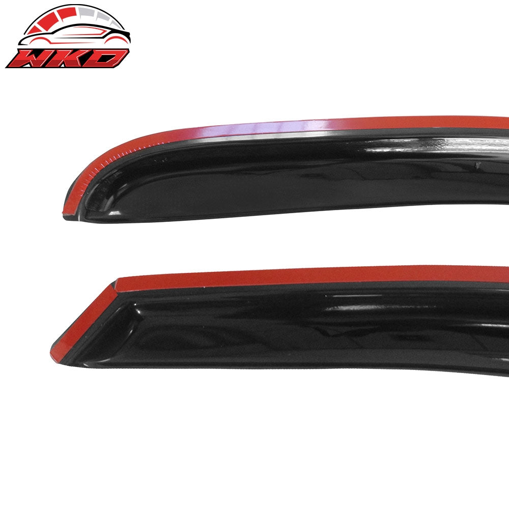 Fits 14-19 Chevy Silverado GMC Sierra Standard Cab Acrylic Window Visors 2Pc Set