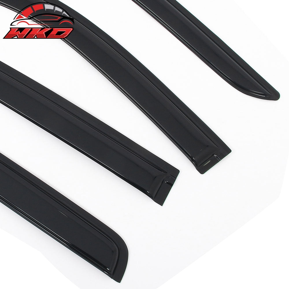 Fits 19-25 Chevy Silverado & GMC Sierra 1500 Crew Cab Tape on Window Visors Vent