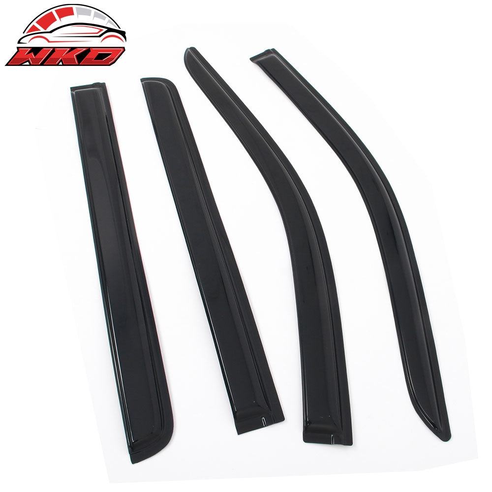 Fits 19-25 Chevy Silverado & GMC Sierra 1500 Crew Cab Tape on Window Visors Vent