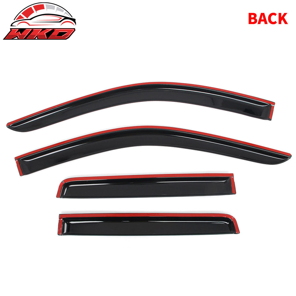Fits 19-25 Chevy Silverado & GMC Sierra 1500 Extended Cab Tape on Window Visors