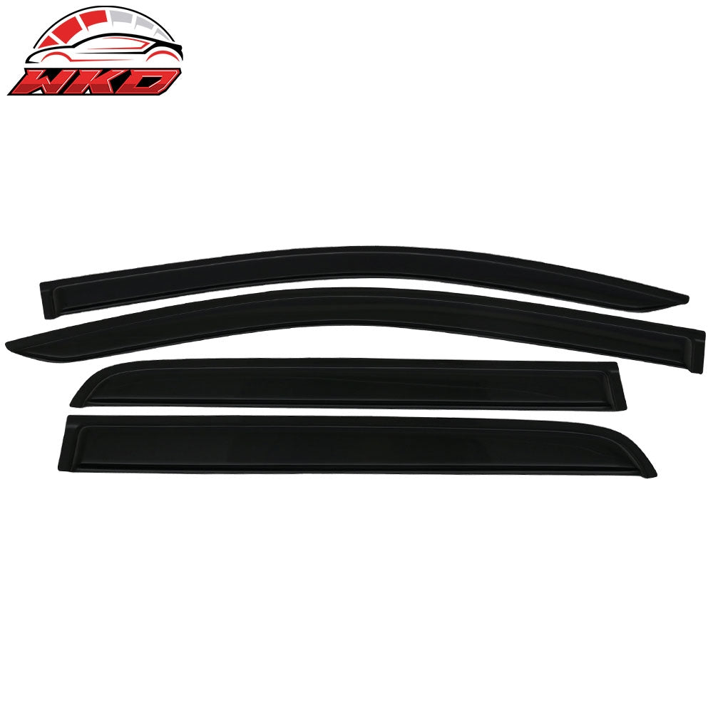 Wholesale 2015-2022 Chevy Colorado GMC Canyon Crew Cab 4Pc Window Visor Acrylic 每 Bulk Orders & Dealer Pricing Available