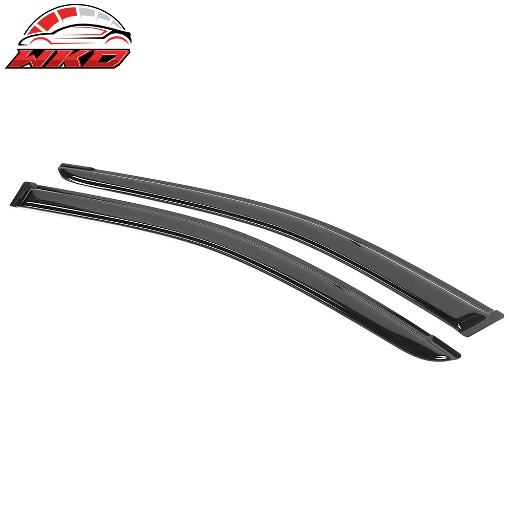 Fits 08-18 Grand Caravan & 08-16 Chrysler Town & Country Window Visors Acrylic