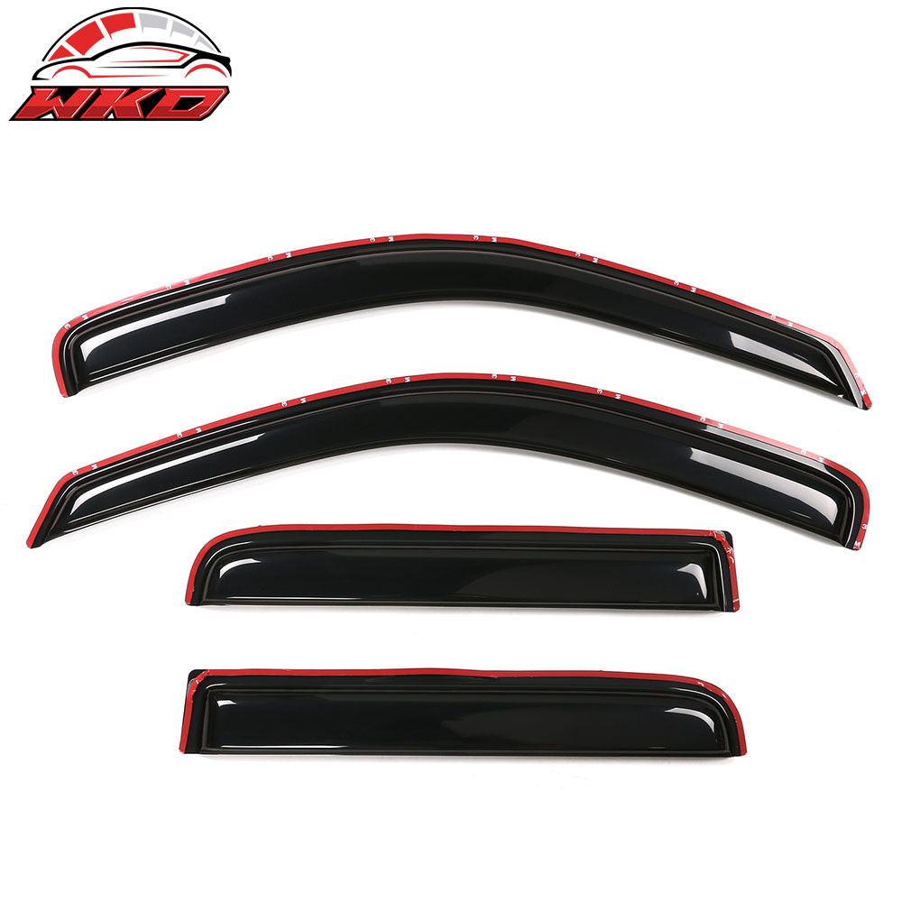 Wholesale 00-04 Dodge Dakota Crew Cab In Channel Window Visors Guards Acrylic 4PCS