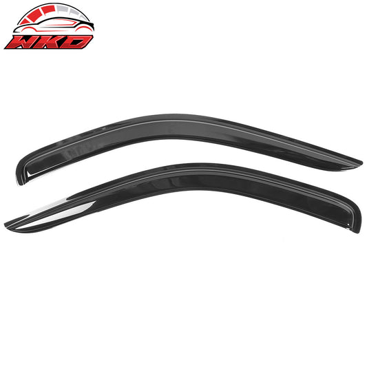 Wholesale 1997-2004 Dodge Dakota Stardard Cab Tape On Smoke 2PCS Window Visors Acrylic - Bulk Orders & Dealer Pricing Available