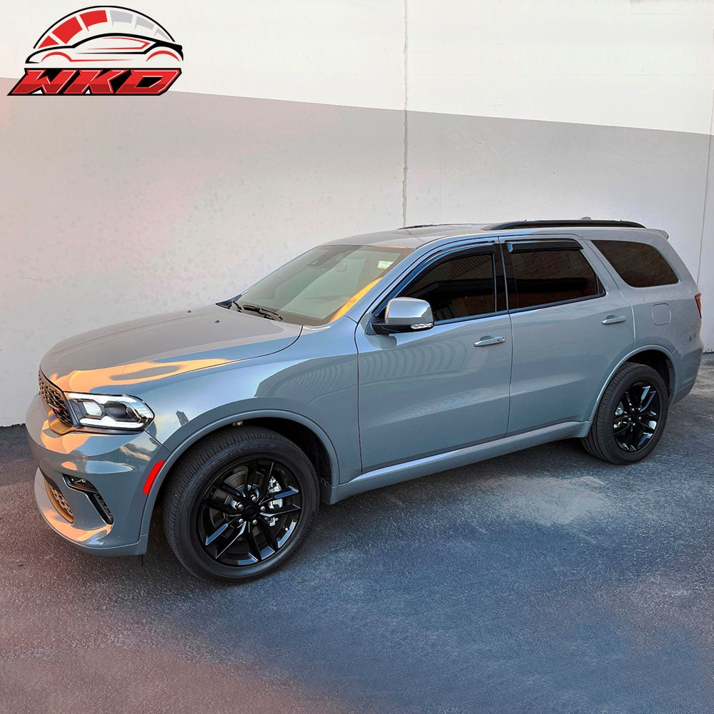 Fits 11-25 Dodge Durango Window Visors Acrylic Sun Shade Rain Guard 4Pc Set
