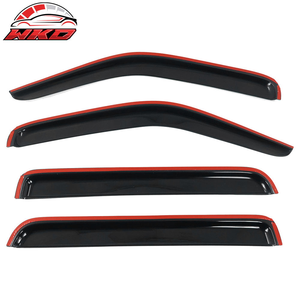 Fits 07-11 Dodge Nitro Window Visors Rain Guard Air Deflector Acrylic 4Pc Set