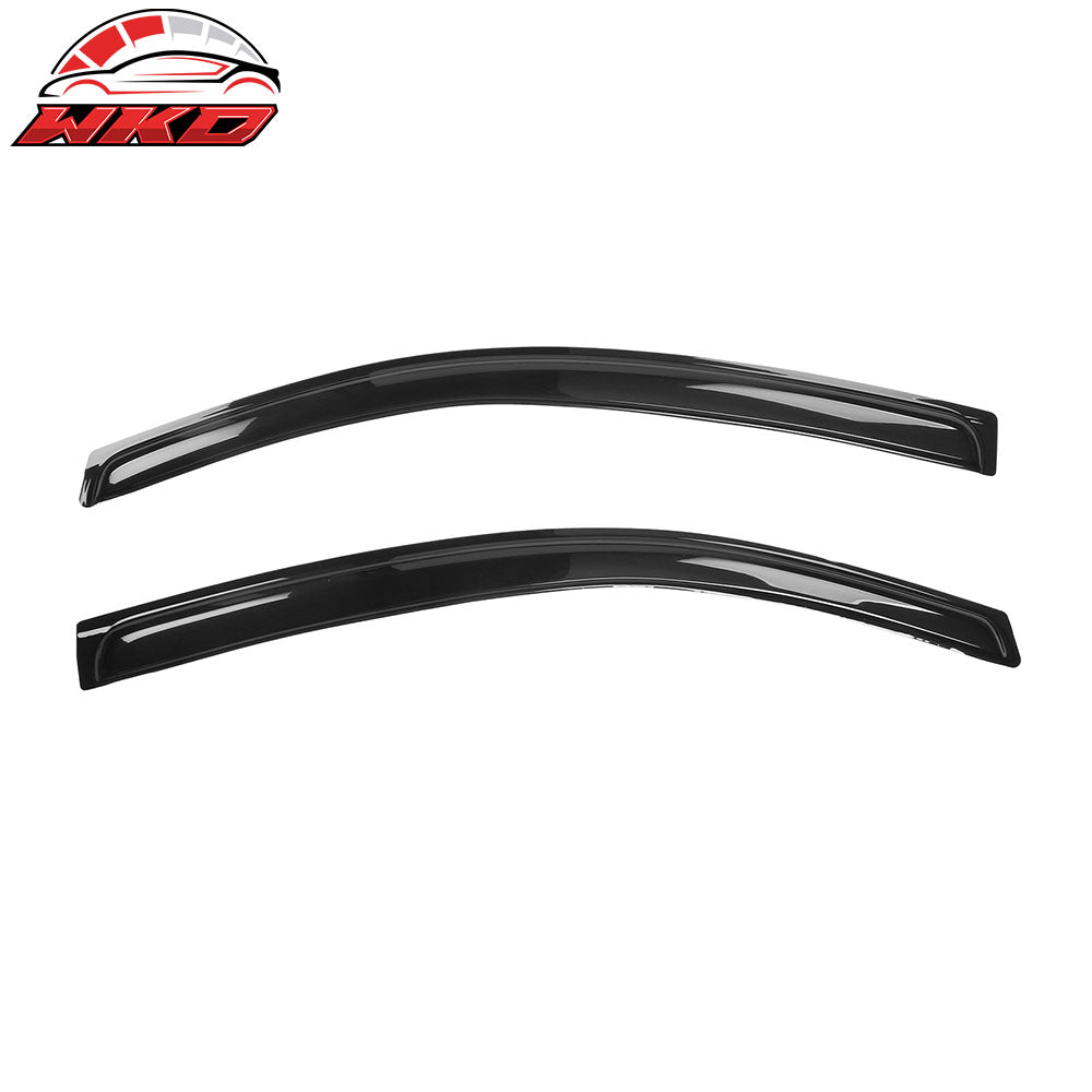 Wholesale 12-19 Fiat 500 2PCS Side Window Visors Sun Rain Vent Guard Shield Acrylic