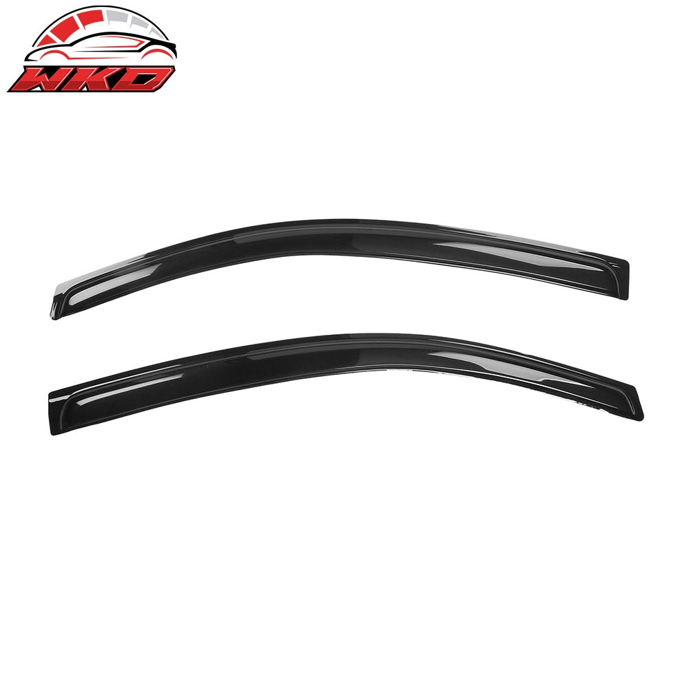 Wholesale 12-19 Fiat 500 2PCS Side Window Visors Sun Rain Vent Guard Shield Acrylic