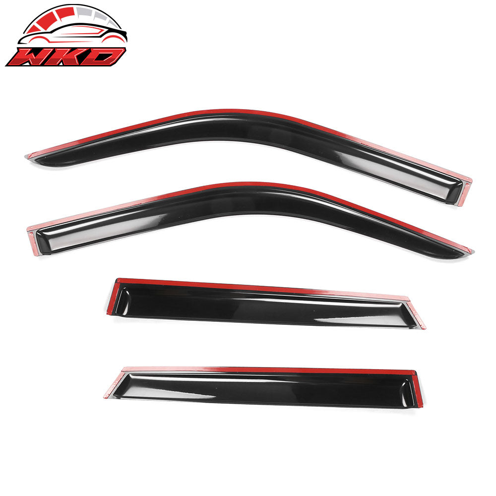 Fits 21-25 Ford Bronco Sport Acrylic Slim Window Visors Sun Rain Guards 4PCS Set