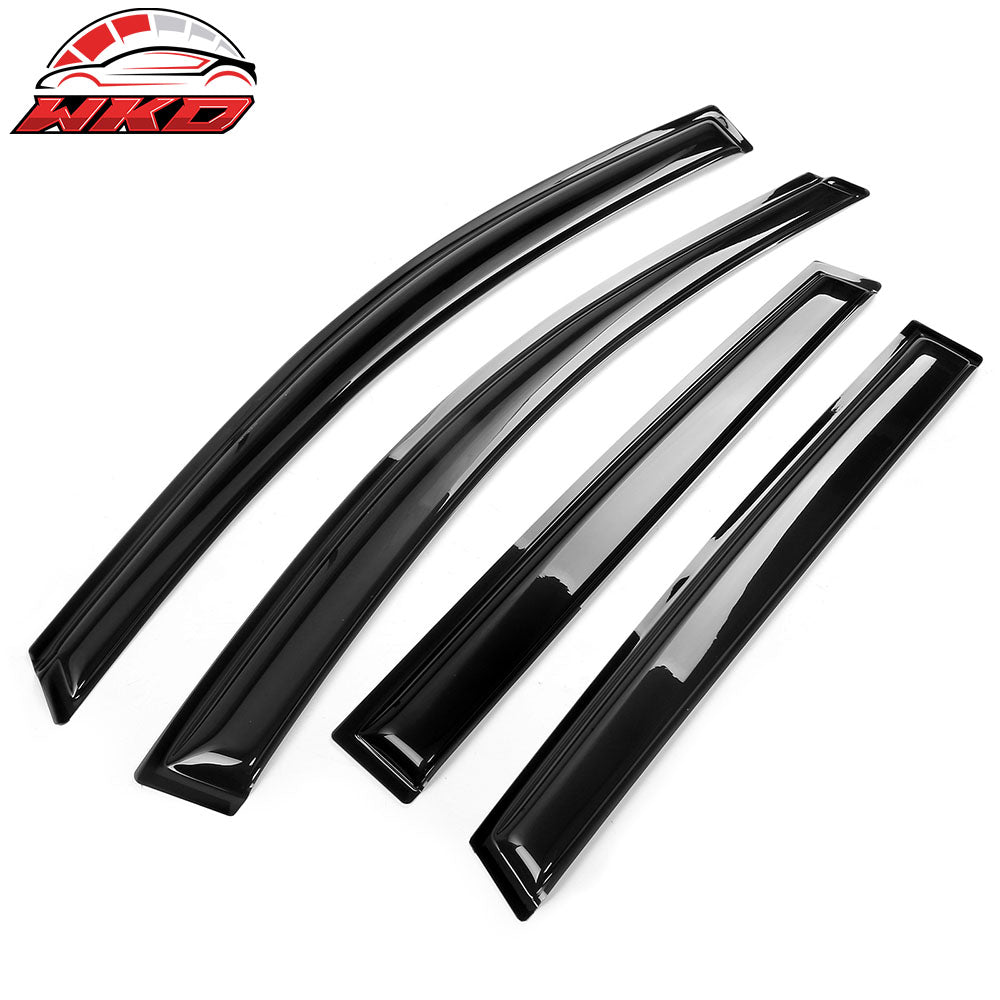 Wholesale 2013-2019 Ford Escape Smoke Tinted Slim Style Window Visors Acrylic - Bulk Orders & Dealer Pricing Available