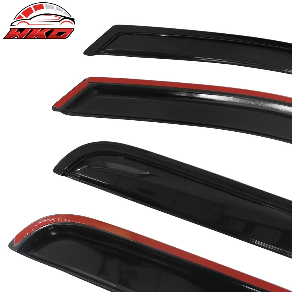 Fits 04-08 Ford F150 Supercrew Cab 06-08 Lincoln Mark LT Window Visors 4PCS