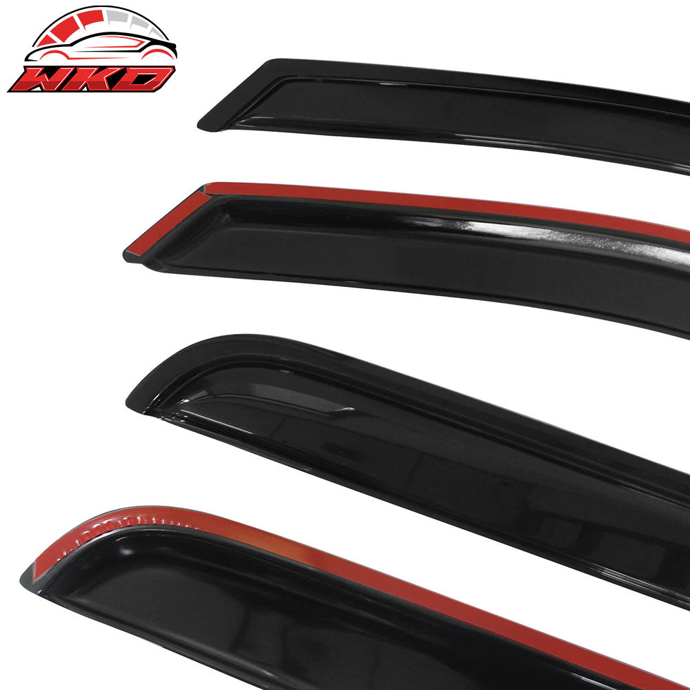 Fits 04-08 Ford F150 Supercrew Cab 06-08 Lincoln Mark LT Window Visors 4PCS
