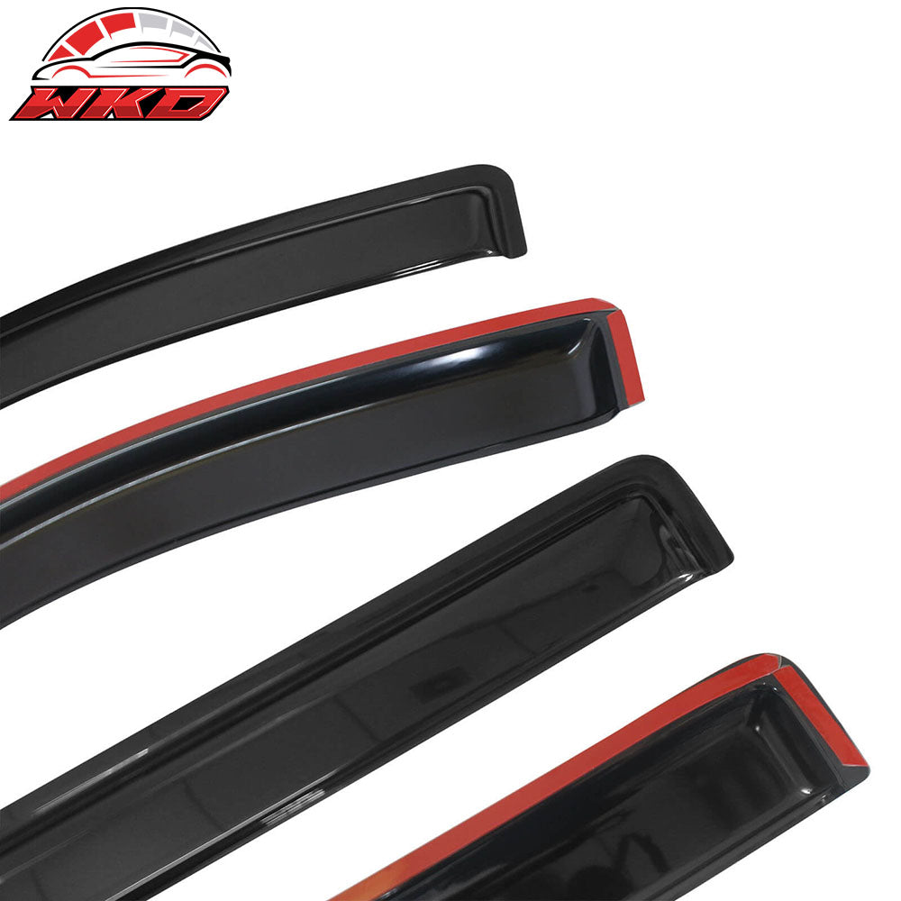 Fits 04-08 Ford F150 Supercrew Cab 06-08 Lincoln Mark LT Window Visors 4PCS
