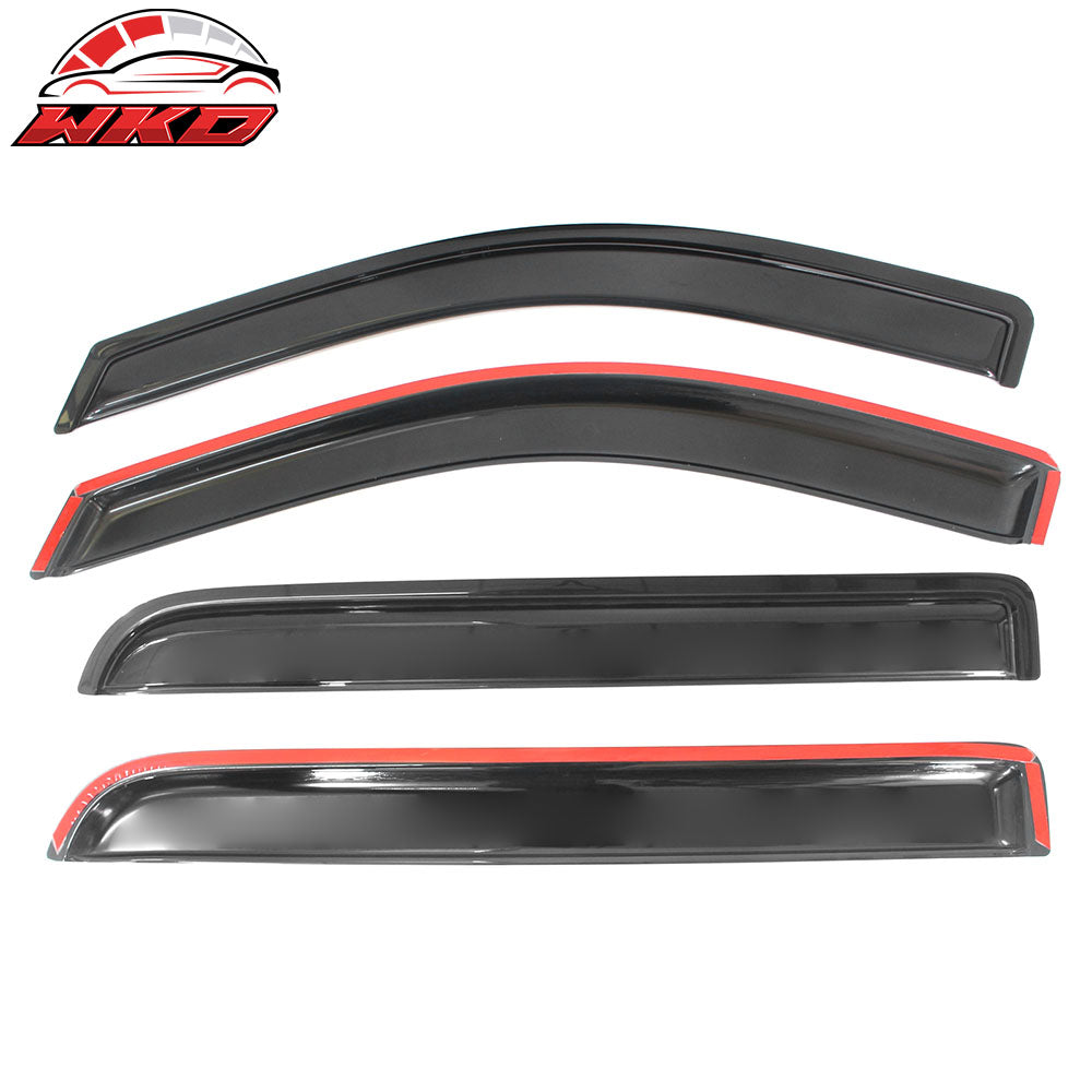 Fits 04-08 Ford F150 Supercrew Cab 06-08 Lincoln Mark LT Window Visors 4PCS