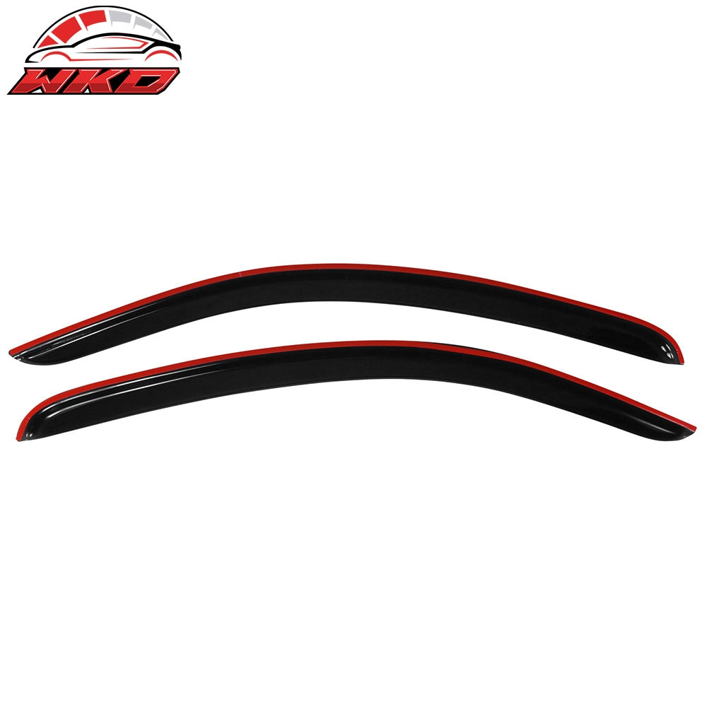 Fits 05-09 Ford Mustang Window Visors Acrylic Sun Guard Rain Deflector 2Pc Set