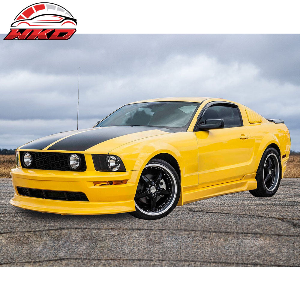 Fits 05-09 Ford Mustang Window Visors Acrylic Sun Guard Rain Deflector 2Pc Set
