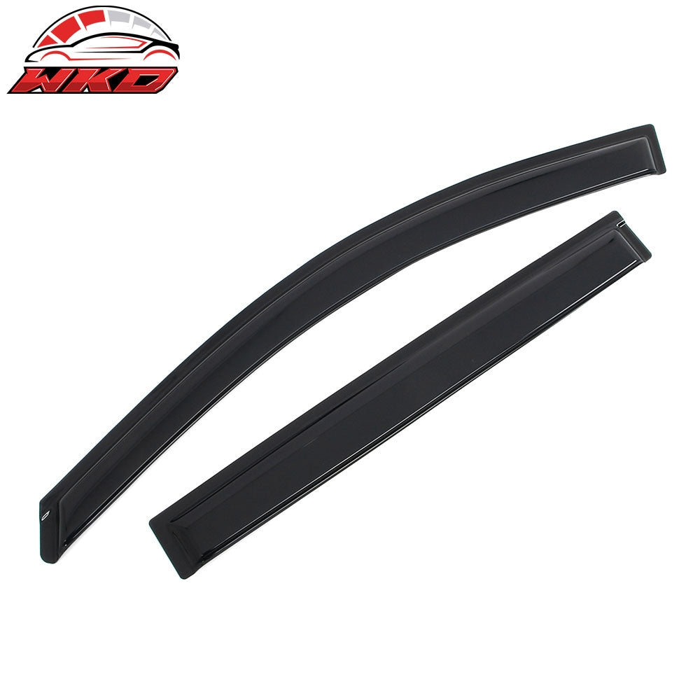 Fits 18-24 GMC Terrain Tape on Window Visors Vent Rain Sun Wind Guards Deflector
