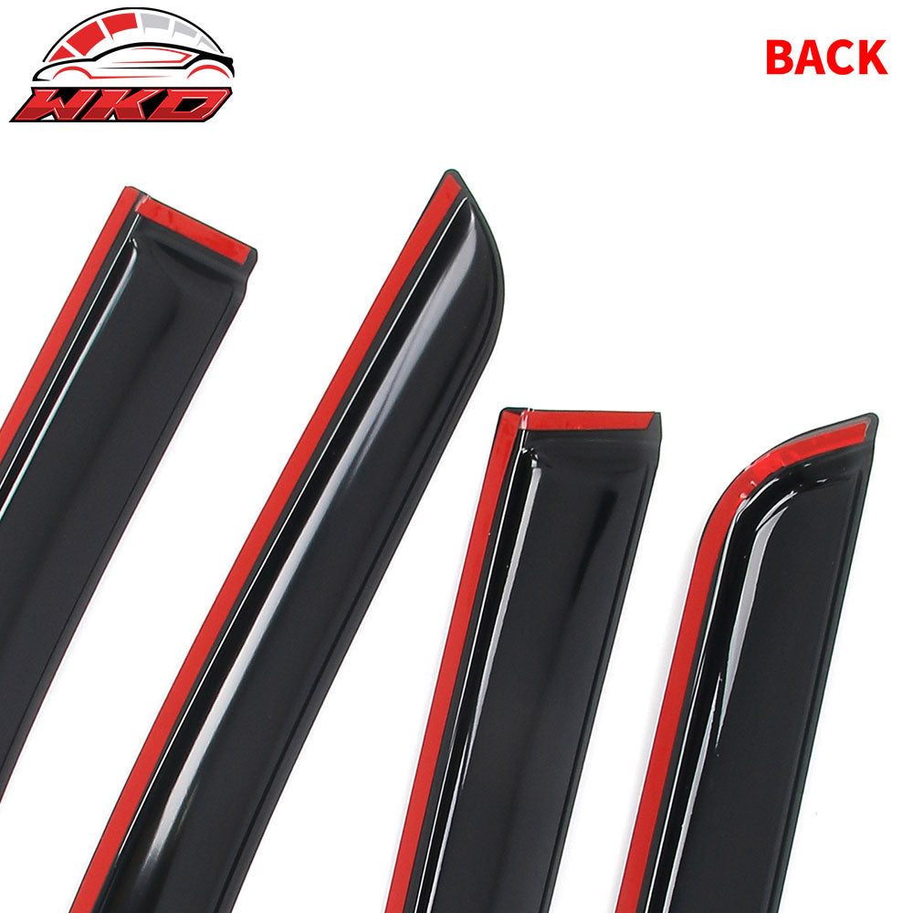 Fits 21-25 Chevy Tahoe & GMC Yukon Tape on Window Visors Vent Guards Deflectors