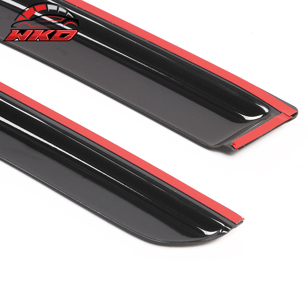 Fits 13-17 Honda Accord Coupe Acrylic Side Window Visors Sun Rain Guard 2Pc Set